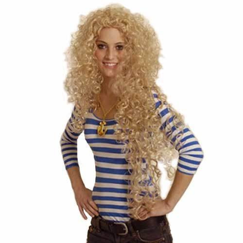 Perücke -Monika-, blond, lange Locken