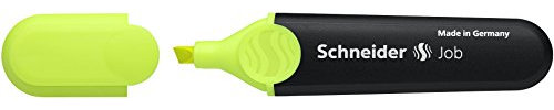 Schneider Schreibgeräte Stylo surligneur rechargeable Job - Jaune - Paquet de 1