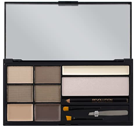 Makeup Revolution, Ultra Brow Palette, Fair-Medium, 170g