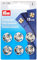 Prym 341249 Annäh-Druckknöpfe MS 15 mm silberfarbig, silber