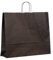 25 Tragetaschen Papier schwarz 54x14x45cm