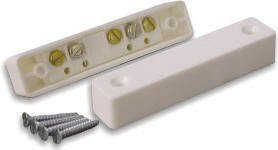 Surface Mounted Wired Intruder Alarm Door Contact - White