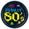 Totally 80s eighties theme party plates