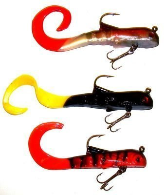 TraceAce Tackle 3 x 14 cm 27g Mini Pike Bulldog Lures, Pike Lure