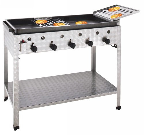 Neumärker 00-50456 Reibekuchen Gasstandbräter - 5 Brenner