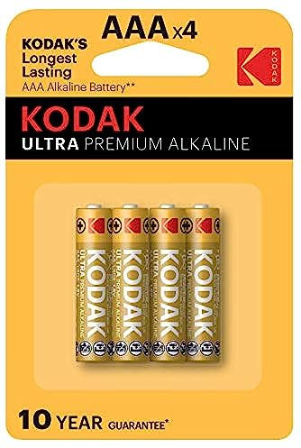 KODAK 208194 Anadel Batteria Ultra AAA LR03 Bliste, 4 Pezzi