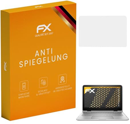 atFoliX Película Protectora compatible con HP Pavilion x360 13,3 2015 Lámina Protectora de Pantalla, antirreflejos y amortiguadores FX Protector Película (2X)
