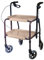 Aidapt Sturdy Height Adjustable Strolley Trolley with Brakes. Easy Removable Trays. Ideal for Transferring Meals, Dinner, Tea etc. Brakes for Added Security