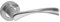 e-Hardware Astrid Chrome Twin Finish Door Handle Lever On Rose - from