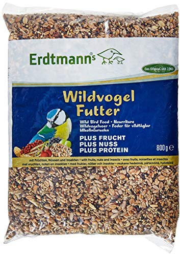 Erdtmanns Wildvogelfutter plus, 1er Pack (1 x 800 g)