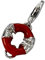 KISMA Schmuck Charms Anhänger Rettungsring 925 Sterling Silber KIC0118-004