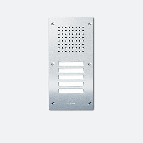 Siedle 4067544 Türstation Audio Unterputz, 5T, Bus, Classic CL 111-5 B-02, Edelstahl