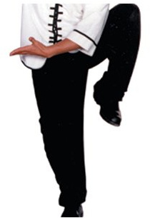 Tiger Claw Kung Fu Pants - Black - Size 4