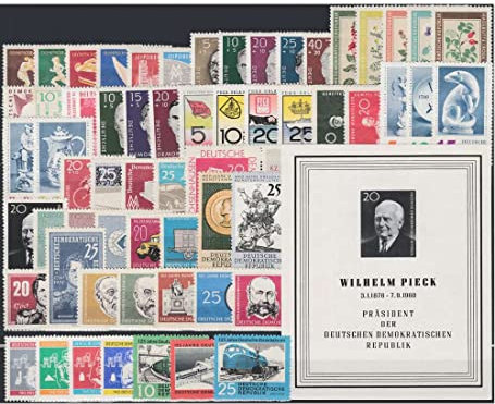 Goldhahn DDR Jahrgang 1960 postfrisch komplett Briefmarken für Sammler