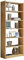 TiCAA Standregal Bücherregal Kiefer Natur H214 cm