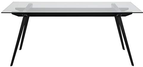 AC Design Furniture Anje Couchtisch, B: 120 x T:60 x H: 40 cm, Klar, Glas, 1 Stk