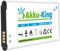 Akku-King Akku kompatibel mit Samsung EB-B900BE - Li-Ion 3000mAh (mit NFC) - für Galaxy S5, S5 Neo, GT - i9600, i9602, i9605, SM-G901