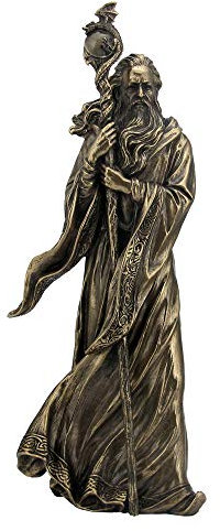 Nemesis Now Merlin Bronzefigur, 28 cm, Kunstharz, Einheitsgröße