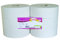 Papier toilette blanc MAXIROL 2x16g/m² - carton de 6 rouleaux - 2 plis - 1400 formats - 9.2x25cm - I367LMR- Certifié France Medical Industrie