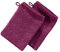 Möve Waschhandschuh 2er-Pack Quadretti Walk-Frottier Fuchsia Größe 15x20 cm