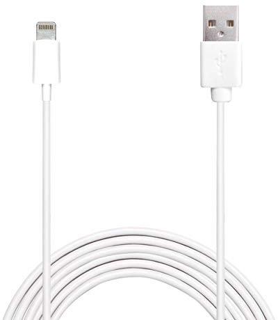 Puro Lightning Cavo di Ricaricaper iPhone iPod/iPad, Bianco