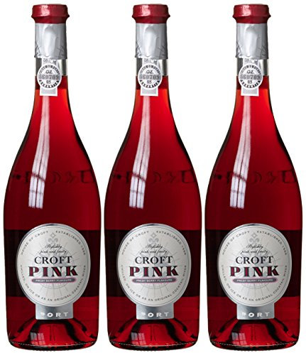 Croft Pink Port, rosé, 3er Pack (3 x 750 ml)