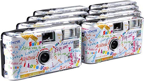 TopShot I mog di Einwegkamera (27 Fotos, Blitz, 8-er Pack) weiß