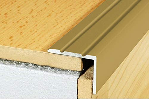 aluprofile, alu angle coin Baguette d'angle profil Autoadhésif 25x20mm, a36sk - or, 1.80 mètres