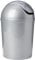 Wenko Cubo con Tapa oscilante Economic Gris 3 l Capacidad: 6 l, Polipropileno, 20 x 30 x 20 cm, Gris