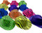 Novelty Place [Party Stars Partyhüte aus neonfarbenem Kunststoff mit Tiermotiv für Kinder, Jugendliche und Erwachsene (24 Stück)