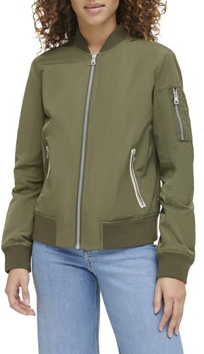 Levi's Melanie Newport Bomber Jacket (Regular & Plus Size) Veste, Vert Militaire, XS Femme