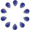 10 x RFID Transponder Chipschlüssel EM, 125KHz, Blau Cute