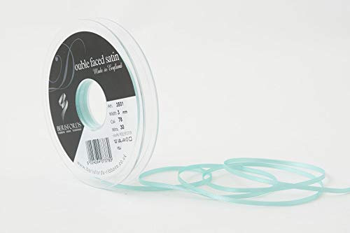 Berisfords 3501 Satinband 3 mm Aqua 78 10,5 x 10,5 x 1,3 cm Double Face Poly Satinband, Aqua