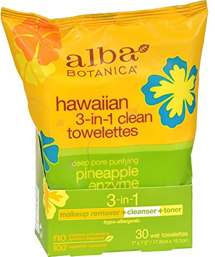 Alba Botanica Hawaii-Handtücher, 3-in-1, 30 kt