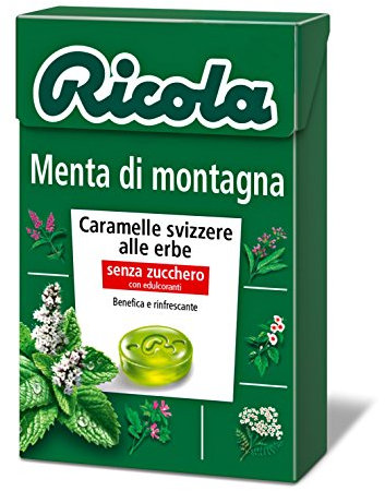 CARAMELLE RICOLA ASTUCCIO 50G MENTA DI MONTAGNA
