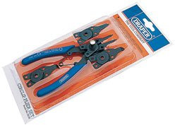 Draper 19735 Circlip Plier Set 5 Piece Interchangeable Heads ACP/Set