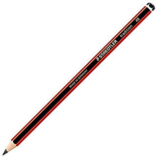 Staedtler 110 Tradition Pencils, Set of 6 Graduation: 4B, Hexagonal,