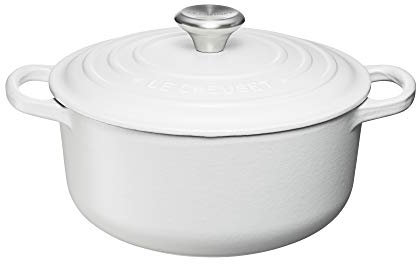 LE CREUSET 21177204314430 Cocotte Ronde Fonte Coton Mate 20 x 20 x 11.3 cm