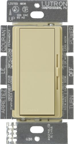 Lutron DVLV-10P-IV LIGHTING DIMMER, Ivory