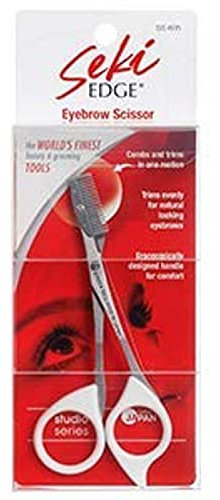 Seki Edge Ss-605 Eyebrow Comb Scissors, Stainless Steel by Seki Edge