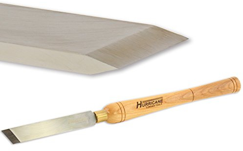 Hurricane Turning Tools, HTT-114, High Speed Steel, 1 Skew Chisel for Woodturning