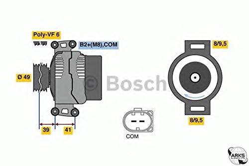 Bosch 986048350 Lichtmaschine
