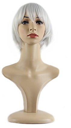 Xiaoyu kurze gerade Haar cosplay Kostüm Partei Halloween Perücken - Silber