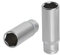 KS Tools 922.1435 - Douille longue 6 pans 1/4'' - 14mm - Gamme ULTIMATE® - En Chrome Vanadium - Finition chromée satinée