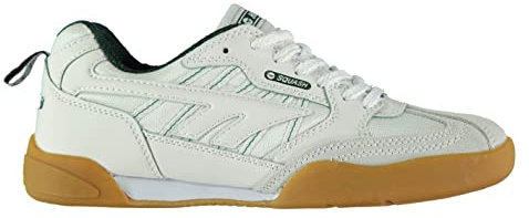 Hi-Tec Sports Squash Classic 62622-449, Unisex - Erwachsene Hallensneaker, Weiß/grün, 40 EU / 6.5 UK