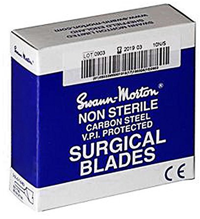 Swann-Morton NS23 Boîte de 100 Lames Non Stériles n°23
