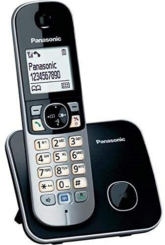 Panasonic KX-TG6811 – Telefon (DECT, Schreibtisch, Silber, Polyphonisch, weiß, Nickel-Metal Hydride (NiMH))