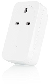Trust Smart Home AC-3000-Steckdosenschalter zum drahtlosen Schalten von Leuchten, 3000 W, UK-Stecker, 74055