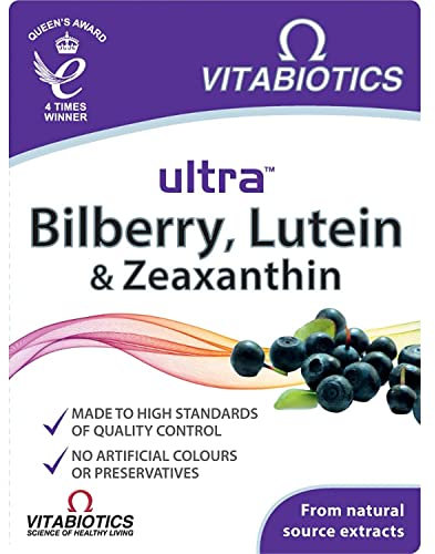 Vitabiotics Ultra Bilberry, Lutein and Zeaxanthin Tablets