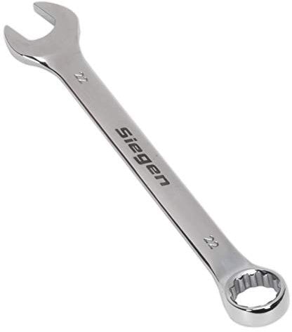 Sealey S01022 Combination Spanner, 22mm, 260mm x 28mm x 47mm, Silver